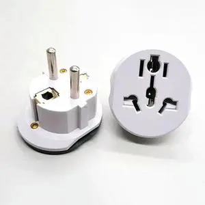 EU Plug Adapter AU UK US To EU Euro Plug Adapter Converter European Travel Adapter Australia America China CN to EU Sockets E1