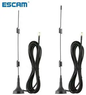 9.8ft 7dBi WIFI Antenna Extension Cable With Magnetic Base, Reduce the distance between Cameras And NVR, Enhanced Signal