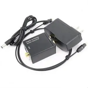 Digital-to-analog Audio Converter Digital Adapter Fiber Coaxial Toslink Signal To Analog Audio Converter