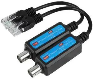 Transmit IP Camera signal over Existing Coaxial Cable at 100Mbps 1 - CH Passive IP Extender over Coax