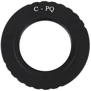 1Pcs Camera C Mount Lens Cctv Lens For Pentax Q Q7 Q10 Q-S1 & 1Pcs Black C Mount Lens For Micro-4/3 Adapter E-P1 E