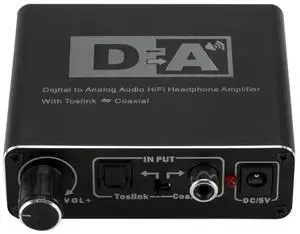 3.5 Headphone with Adjustment, Coaxial To 5.1 Channel Audio Decoder, Digital To Analog Fiber Converter 3.5 Headphone with Adjustment, Coaxial To 5.1 Channel Audio Decoder, Digital To Analog Fiber Converter