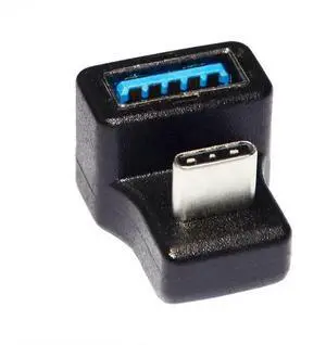 1pcs 180 Degree Up & Down Angled Type-C USB-C OTG To USB 3.0 Female Extension Adapter for Mobile Tablet U Disk Card Reader 1pcs 180 Degree Up & Down Angled Type-C USB-C OTG To USB 3.0 Female Extension Adapter for Mobile Tablet U Disk Card Reader