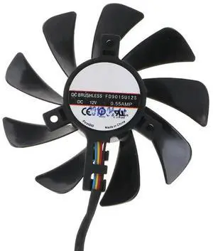 1PC 85MM FD9015U12S VGA Fan Graphics Card Cooling Fan for HD7770 7750 HD7970 RX 580 gtx560 gtx 950