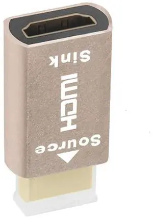 HDMI Lock Screen Signal Holder KVM HDMI2.0 Virtual Adapter EDID DDC Dummy Plug for HDMI Display Emulator Up to 3840X2160