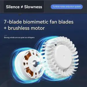 Clip On Portable Waist Fan 4000Mah LED 12H Working Time 5 Speeds Neck Fan Body Cooling For Camping Worksites Clip On Portable Waist Fan 4000Mah LED 12H Working Time 5 Speeds Neck Fan Body Cooling For Camping Worksites