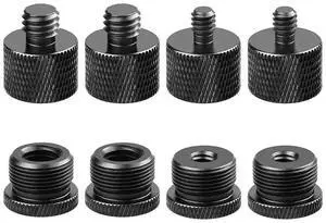 FOR Microphone Stand Mic Boom Arm Set,Mic Thread Adapters-5/8 Female to 3/8 Male 5/8 Female to 1/4 Male Etc.