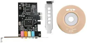 FOR PCIe Sound Card 5.1, PCI Express Surround 3D Audio Card for PC with High Direct Sound Performance & Low Profile Bracket FOR PCIe Sound Card 5.1, PCI Express Surround 3D Audio Card for PC with High Direct Sound Performance & Low Profile Bracket