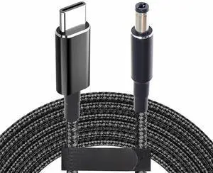 FOR USB C to 5.5mm Adapter Cable 19V 20V 100W Power Bank Pack Charging Supply Type C Male to DC 5.5 x2.1mm Barrel FOR USB C to 5.5mm Adapter Cable 19V 20V 100W Power Bank Pack Charging Supply Type C Male to DC 5.5 x2.1mm Barrel