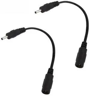 FOR 2PCS DC Power Adapter Cable 5.5mm x 2.1mm Female to 3.0mm x 1.1mm Male Plug Adapter Connector Converter Cable