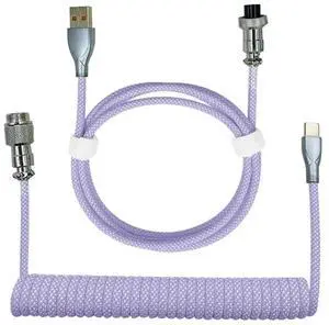 FOR Type-C To USB Data Cable Mechanical Keyboard Coiled Cable Airline Cable Gaming Keyboard Cable Spring Cable