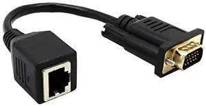 FOR VGA to RJ45 Adapter Network Cable to VGA Network Cable Con tor Monitor to Network Cable Con tor VGA Extender