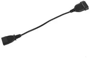 FOR Power Adapter Cord IEC 320 C14 Male Plug to European CEE 7/16 2Pin Female Power Cable for UPS PDU