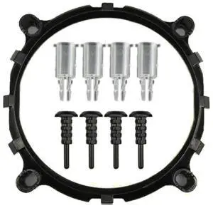 Heatsink Fan Mounting Bracket Kit CPU Radiator Bracket for LGA775/1150/1155/1156 Adjustable Desktop Computer Bracket