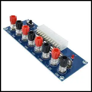 FOR XH-M229 ATX Desktop PC Chassis Power Transfer to Adapter Board Power Supply Circuit Module 24Pin Output Terminal 24 Pin FOR XH-M229 ATX Desktop PC Chassis Power Transfer to Adapter Board Power Supply Circuit Module 24Pin Output Terminal 24 Pin