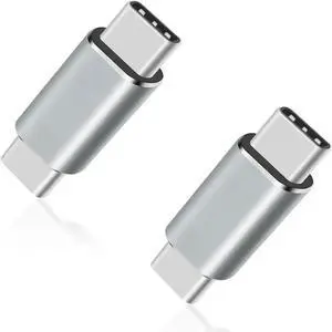 FOR USB C Male to Male Adapter, USB C Coupler, 40Gbps,100W PD, 8K@60Hz for 2/3, Book Pro/Air, Laptop, Phones (2 Pack) FOR USB C Male to Male Adapter, USB C Coupler, 40Gbps,100W PD, 8K@60Hz for 2/3, Book Pro/Air, Laptop, Phones (2 Pack)