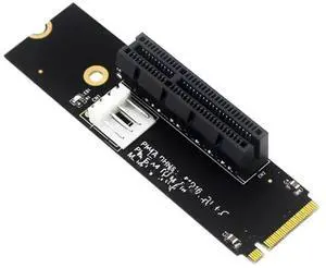 FOR NGFF M.2 to PCI-E 4X Riser Card M2 M Key to PCIe X4 Adapter with LED Indicator SATA Power Riser for FOR NGFF M.2 to PCI-E 4X Riser Card M2 M Key to PCIe X4 Adapter with LED Indicator SATA Power Riser for