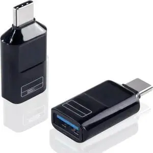 FOR 2pack 10Gbps USB C Male to USB Female Adapter,Undirectional USB Type C to USB 3.2 Type A Adapter with Dispaly for