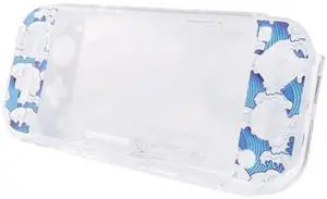 for Nintendo Switch Lite Protective Shell, Full Cover Upper and Lower Cover Painted Shell SX-117 Ukiyo-E Sea Waves Rich