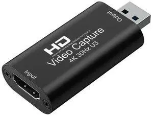 4K 1080P Video Capture Card USB 3.0 USB 2.0 HDMI-compatible Grabber Recorder for PS4 Xbox Game Camera Recording Live Streaming