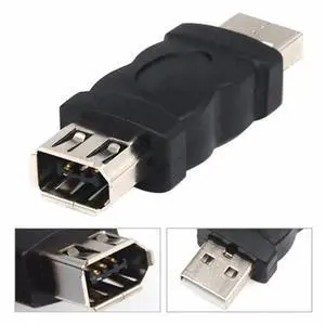 FOR Firewire I 1394 6 Pin Female to USB Type A Male Adaptor Adapter FOR Firewire I 1394 6 Pin Female to USB Type A Male Adaptor Adapter