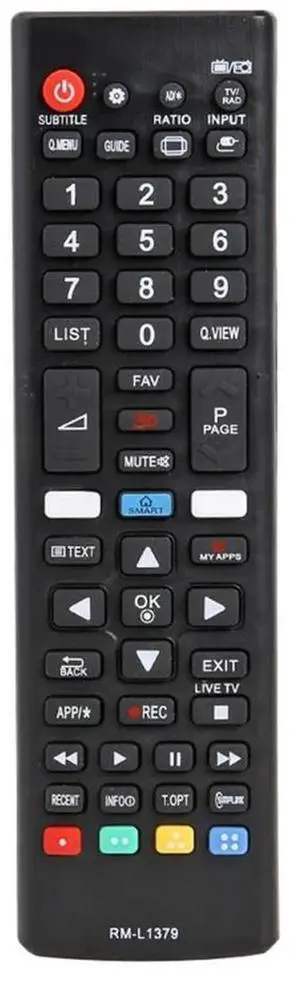 Remote Control Replacement for RM-L1379 Netflix for Smart Television Controller Home Theater Systems Accessories