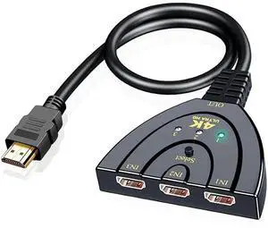 3 input 1 Output HDMI-compatible Switch 3x1 Splitter 4K 2K 1080P 3D Full HD Video Adapter Switcher For DVD HDTV Xbox PS3 PS4 3 input 1 Output HDMI-compatible Switch 3x1 Splitter 4K 2K 1080P 3D Full HD Video Adapter Switcher For DVD HDTV Xbox PS3 PS4