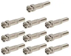 Coax CAT5 Video Balun Adapter Plug for security cctv camera system 10pcs BNC male solderless BNC connector Coax CAT5 Video Balun Adapter Plug for security cctv camera system 10pcs BNC male solderless BNC connector
