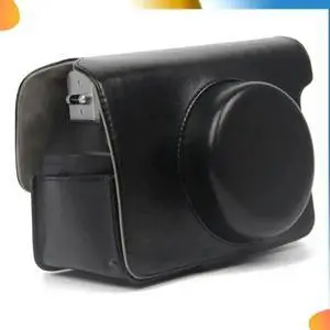 Camera Bag For Fujifilm Instax Wide 300 Instant Camera Case PU Carrying Bag With Shoulder Strap Black Parts Accessories 1 P Camera Bag For Fujifilm Instax Wide 300 Instant Camera Case PU Carrying Bag With Shoulder Strap Black Parts Accessories 1 P