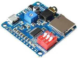 Player Module Voice Sound Playback Module MP3 Player Module UART I/O Trigger Class D Amplifier Board 5W DY-SV5W
