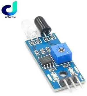IR Infrared Obstacle Avoidance Sensor Module for Smart Car Robot 3-wire Reflective Photoelectric