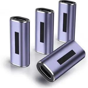 FOR USB C Female to Female Adapter (4 Pack) USB C Coupler with 40 Gbps PD 100W 8K 60hz Video Compatible for 4/3, Book FOR USB C Female to Female Adapter (4 Pack) USB C Coupler with 40 Gbps PD 100W 8K 60hz Video Compatible for 4/3, Book