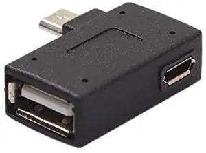 FOR Left Angle USB 2.0 Micro Male to USB Female Host OTG Adapter for Mini,Nes/ Class FOR Left Angle USB 2.0 Micro Male to USB Female Host OTG Adapter for Mini,Nes/ Class