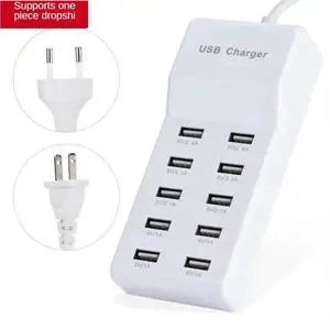 10 USB Charger Station Splitter 60W Mobile Phone Charger HUB Smart IC Charge Universal for Mp3 Tablet 10 USB Charger Station Splitter 60W Mobile Phone Charger HUB Smart IC Charge Universal for Mp3 Tablet