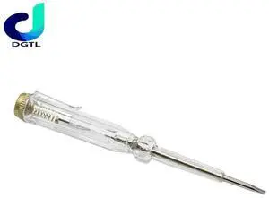 Test pen flat head screwdriver contact tape clip test pen electrical pen household test pen