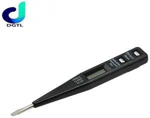 Digital Test Pencil Multifunction AC DC 12-240V Multi-Sensor Electrical LCD Display Voltage Detector Test Pen Randowcolor