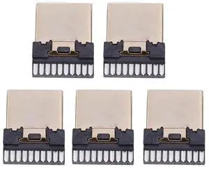 25 Pcs Male 19 Pins A Type Solder Plug Termination Repair Replace 25 Pcs Male 19 Pins A Type Solder Plug Termination Repair Replace