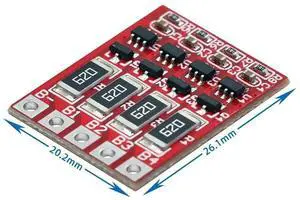 4 series 3.2V lithium iron phosphate balance board 3.6V lithium iron phosphate balance function board Charge balance 4 series 3.2V lithium iron phosphate balance board 3.6V lithium iron phosphate balance function board Charge balance