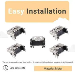 For PS4 Pro/Slim Console For System Maintenance -Compatible Port Replacement Kit Interface Socket Repair Accessory