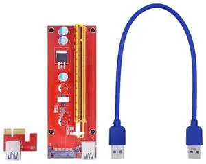 FOR For BTC LTC ETH Mining Miner PCI-E Expansion Card PCIE X1 To X16 15Pin SATA Power Converter Adapter USB 3.0 Cable