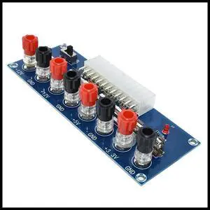 FOR XH-M229 ATX Desktop PC Chassis Power Transfer to Adapter Board Power Supply Circuit Module 24Pin Output Terminal 24 Pin