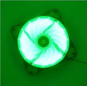 FOR 120mm PC Computer Ultra Silent LED Cooling Fan Radiator, 12CM 120X120X25mm 12V Computer Fan, 12VDC 3P IDE 4D(2wire)