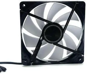 FOR Chassis Cooling Fan Water-cooled Fan Ultra-quiet Blue Light 12cm 12V Computer Case 3 Lines 3PIN Plastic 50000 Hrs