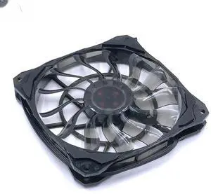 FOR PC Fan 120mm Slim 15mm Thickness, Quiet Computer Cooling Fans, 53.6CFM 120X15mm PWM Controlled with De-vibration Rubber FOR PC Fan 120mm Slim 15mm Thickness, Quiet Computer Cooling Fans, 53.6CFM 120X15mm PWM Controlled with De-vibration Rubber