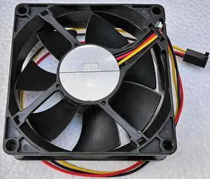 FOR R128025DL 80mm Fan 8cm 8025 8cm Fan 3-Wire Ball 12V 0.10A Mute Silent Cooling Fan Tach
