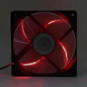FOR RL4R S12025L 12cm Chassis Red LED cooling Fan 12V 0.35a 12025 Light Included Cooling Fan