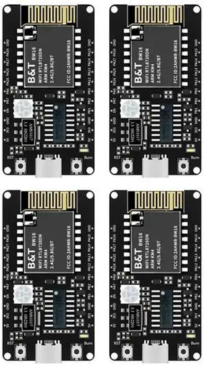 Aomoproing 4X BW16-Kit Development Board RTL8720DN Dual-Band Wi-Fi Low-Power Bluetooth BLE Module Type-C Interface Aomoproing 4X BW16-Kit Development Board RTL8720DN Dual-Band Wi-Fi Low-Power Bluetooth BLE Module Type-C Interface
