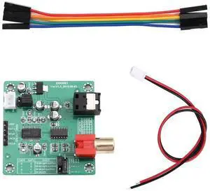 Aomoproing Digital Audio Receiver Coaxial Optical Fiber Input SPDIF To I2S Output Conversion Support 24Bit/96Khz Sample Rate For DIR9