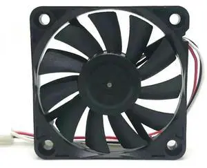 FOR D06X-12TL 6010 12V 0.10A2 Balls Bearing Cooling Fan With 3 Wires 3Pins FOR D06X-12TL 6010 12V 0.10A2 Balls Bearing Cooling Fan With 3 Wires 3Pins