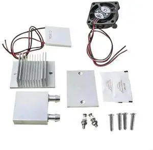 Aomoproing TEC1-12706 Low Power Refrigeration Sheet TEC1-12706 Heatsink Thermoelectric Cooler Peltier Plate Module